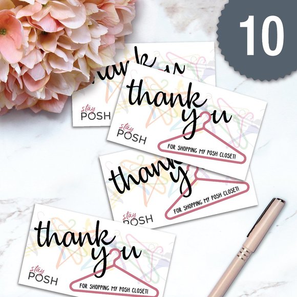 Poshmark Thank You Note Card Variety Pack (50 ct) - Picture 5 of 6
